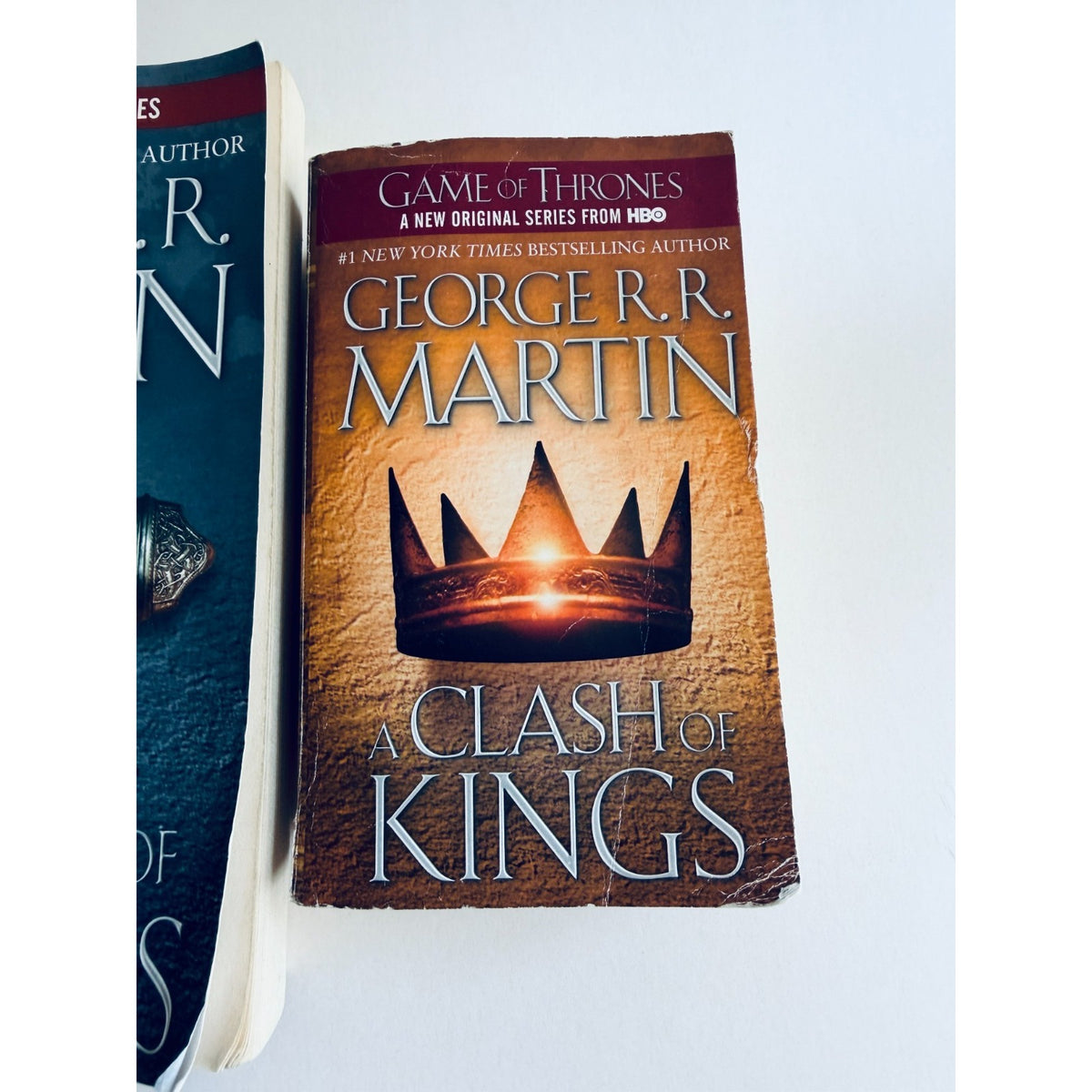 George R.R. Martin Set Of 2 Books, A Clash Of Kings, Game Of Thrones