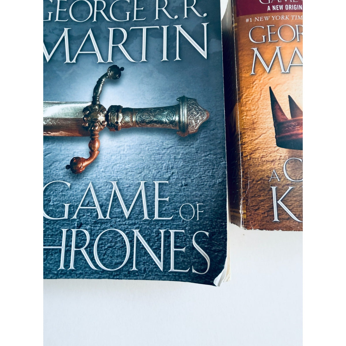 George R.R. Martin Set Of 2 Books, A Clash Of Kings, Game Of Thrones