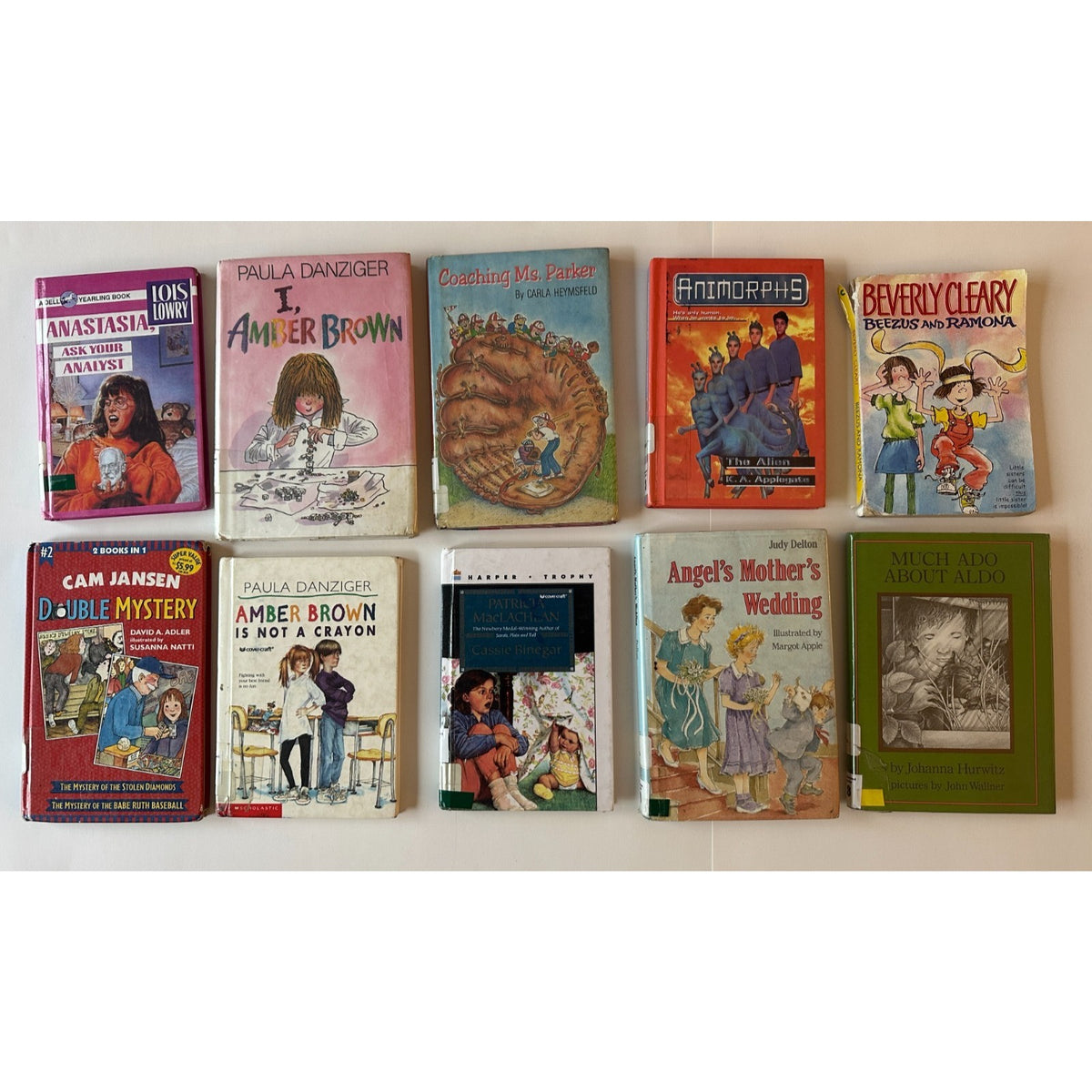 10 Book Lot Kids Chapter Books 3rd-4th Grade, Homeschool, Classroom, HomeLibrary