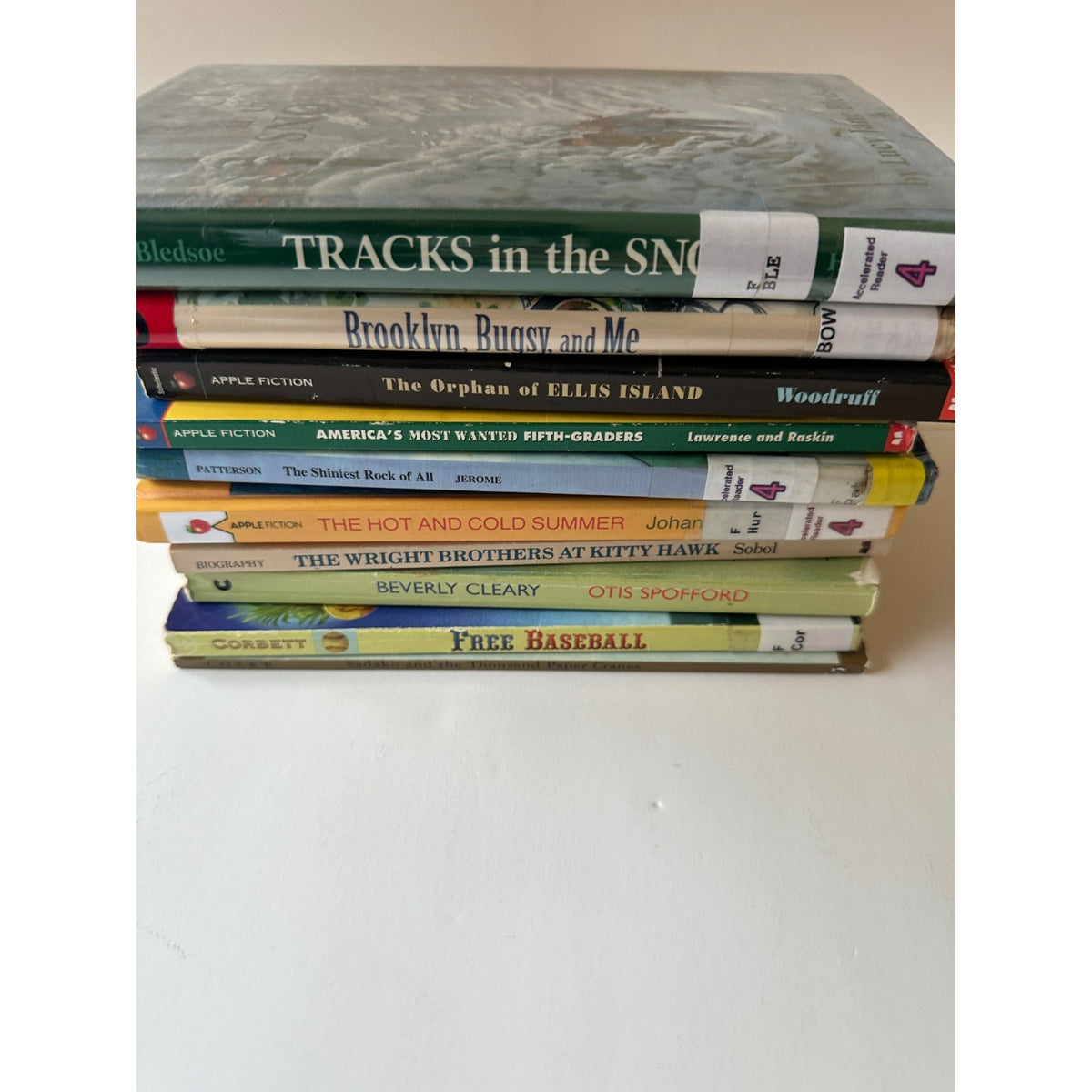 Lot of 10 Chapter Books A- Fourth Grade - Classroom or Homeschool Library