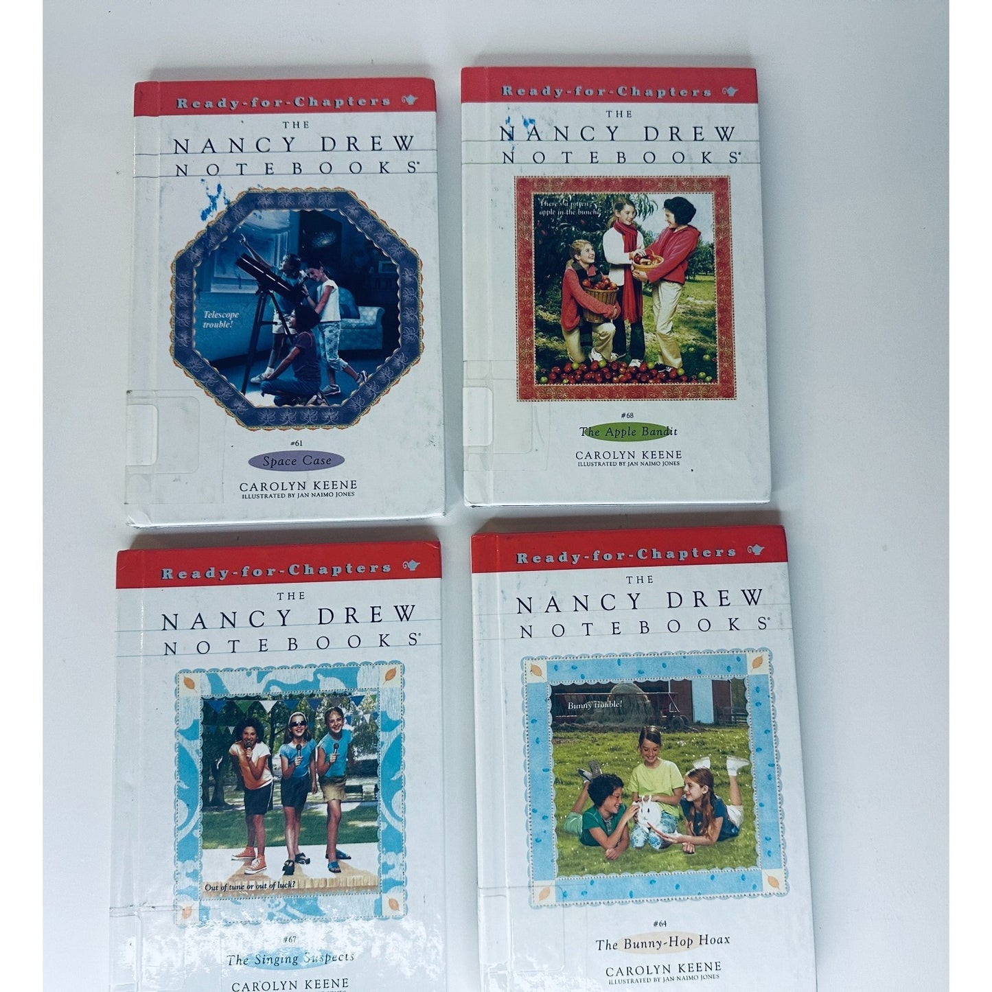 Nancy Drew Notebooks Lot of 4 Hardback Books